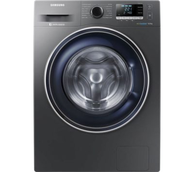 SAMSUNG ecobubble WW90J5456FX 9 kg 1400 Spin Washing Machine - Graphite